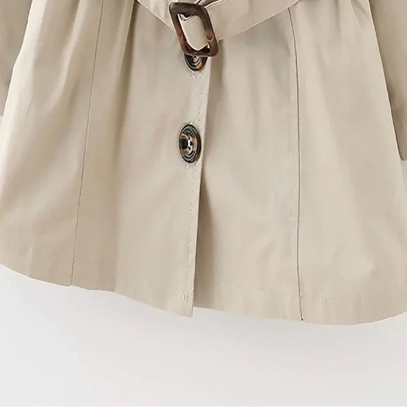 SOLD! NWT Toddler Girl Trench Fashion Coat - Picture 7 of 10